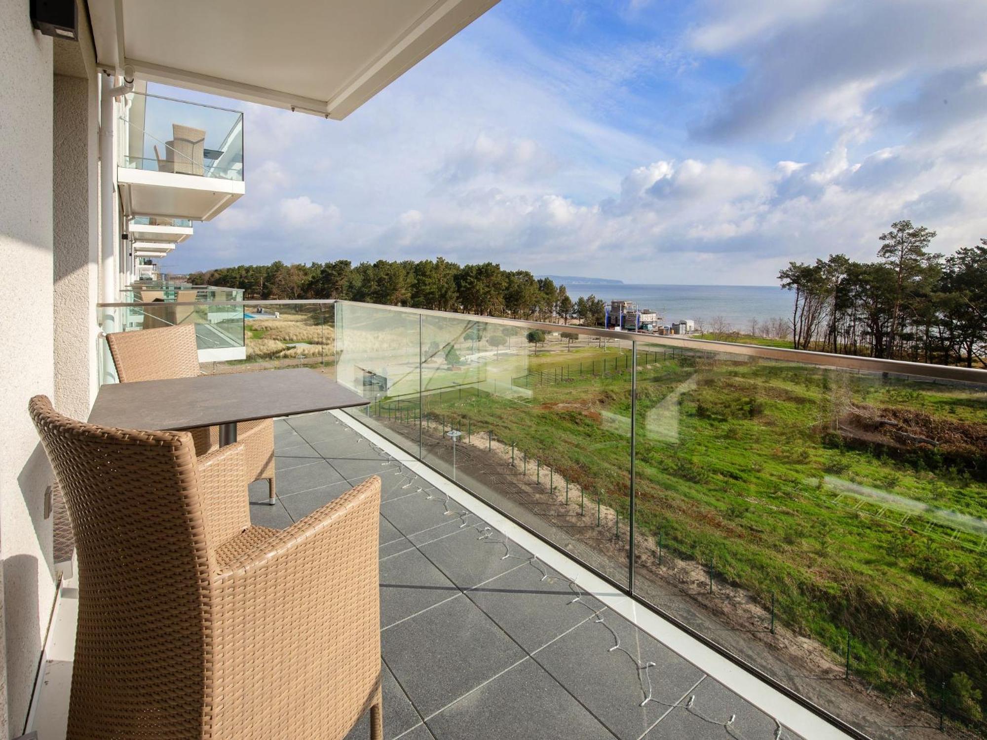 Duenenresidenz Prora - Ferienwohnung Mit Meerblick, 2 Schlafzimmern, Sauna Und Balkon Np-404 Остзебад Бинц Екстериор снимка